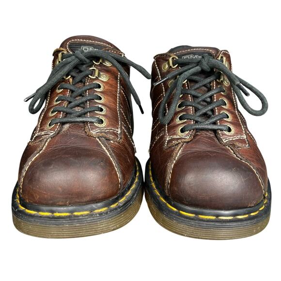 Vintage Dr Marten’s Men’s Brown Leather Lace Up Oxfords Size US 11 - Picture 7 of 10